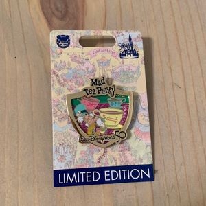 50th Anniversary Mad Tea Party Opening Day Attraction Disney Pin